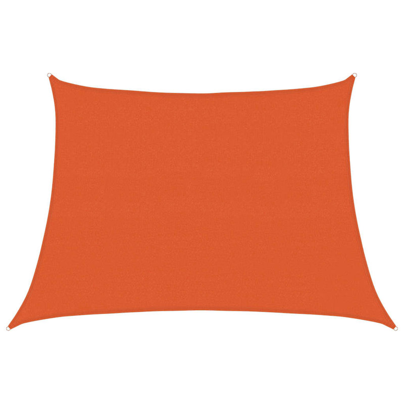 5m x 3m Trapezium Shade Sail, Orange