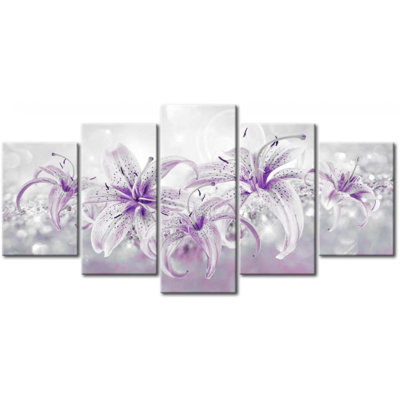 " Purple Graces " 5 - Pieces