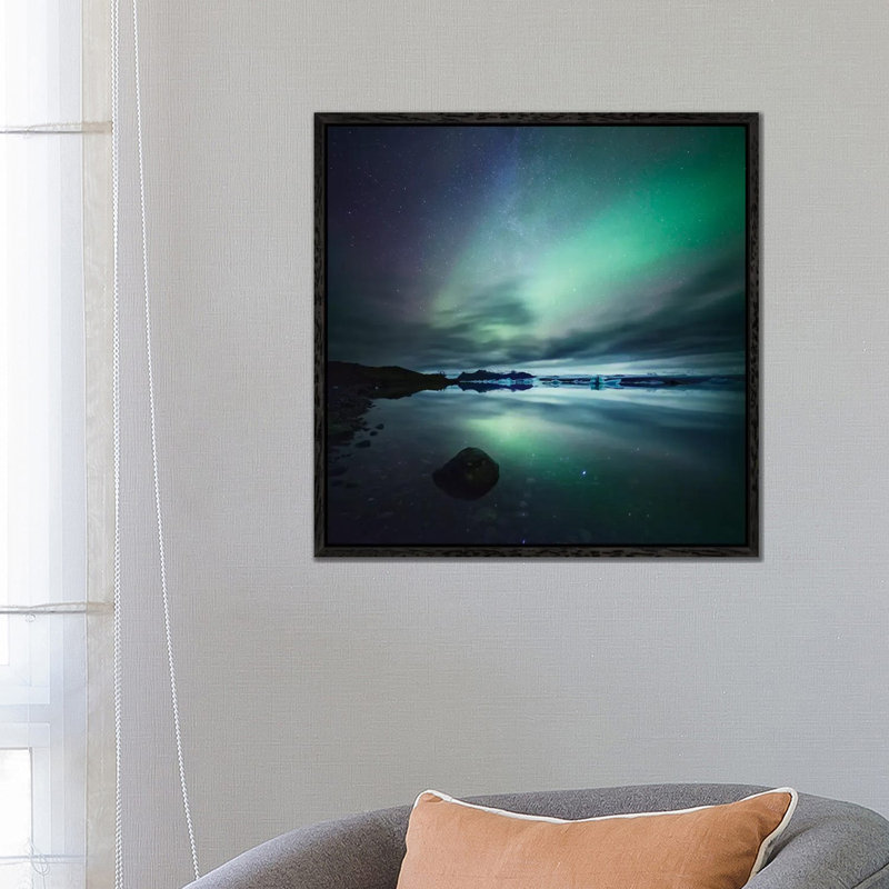 Matteo Colombo - Print on Canvas, 66.04 cm H x 66.04 cm W, Black Floater Framed