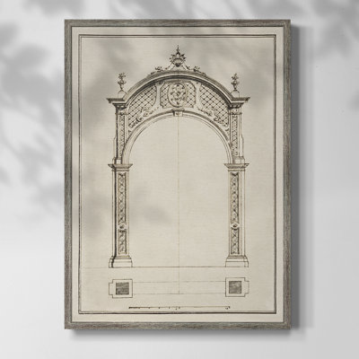 Arch Framed Print - Solid Wood