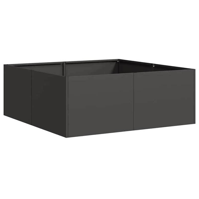 Planter Box, Black, 30cm H x 80cm W x 80cm D