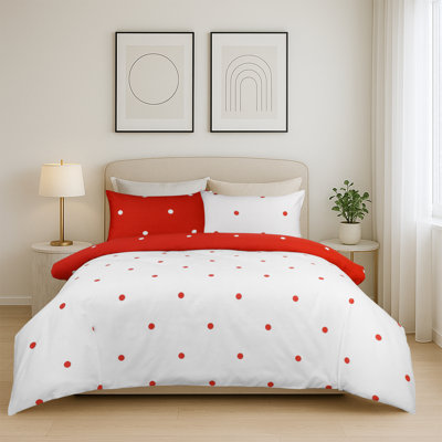 Haffa Microfiber Duvet Cover Set with Pillowcases Included