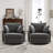 40.6'' Wide Swivel Club Chair（Set of 2)-101697394