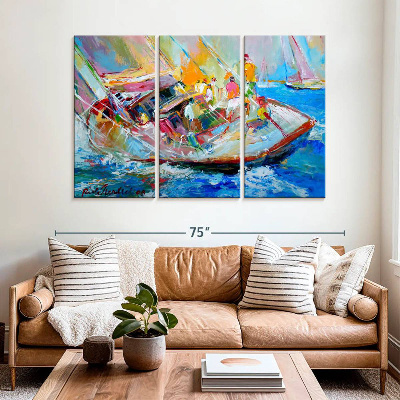 Mehar Sail, 42" H x 65" W