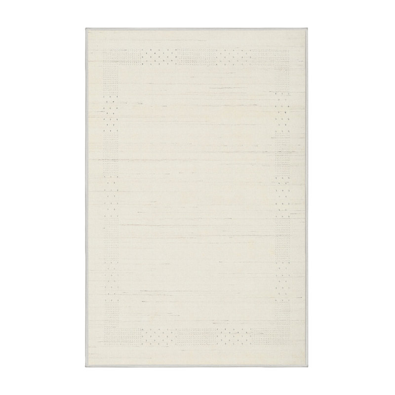 Surface beige contemporaine tapis, Rectangle 5 pi x 7 pi