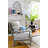 Damask Linen Reversible Throw Pillow