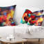 Coussin lombaire de fusion de peinture fractale