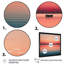 Kittanning Minimalistic Sunset During The Full Moon IV - Print on Canvas-1403811688-1403811689