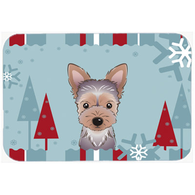 Tatig Yorkie Puppy Glass Cutting Board
