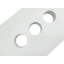 Plan de toilette en quartz blanc de Carrare de 63,5 cm (25 po) avec lavabo et dosseret