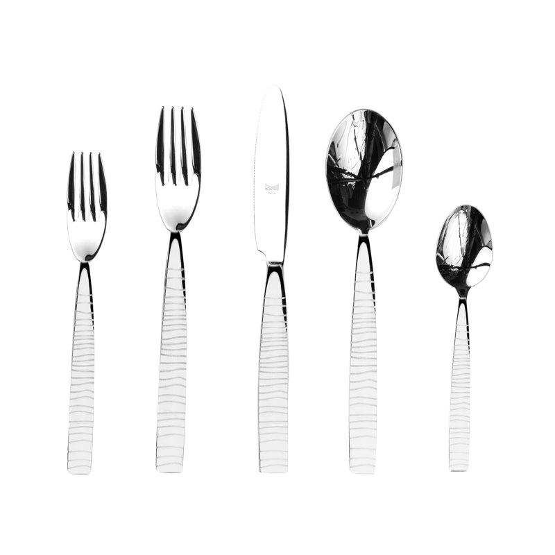 Ensemble de couverts MEPRA Tigre, Argent argent