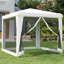 Erkan 2.5m x 2.5m Iron Patio Gazebo-762194533-762195567-762206682
