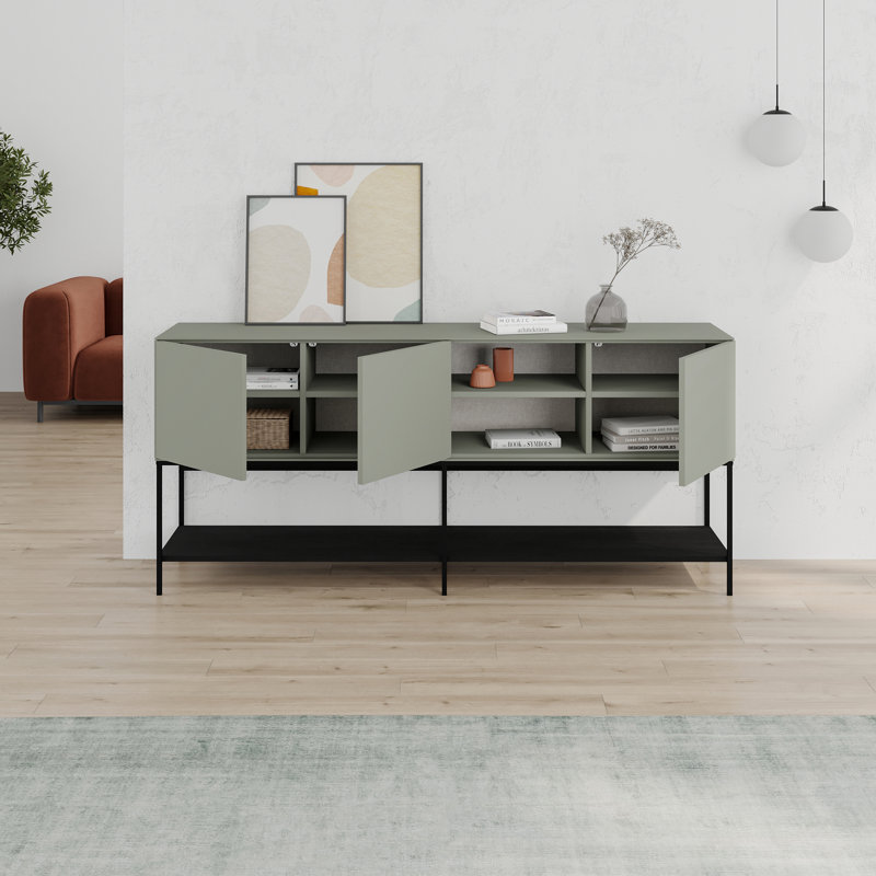 180cm Console Table, Ash Green