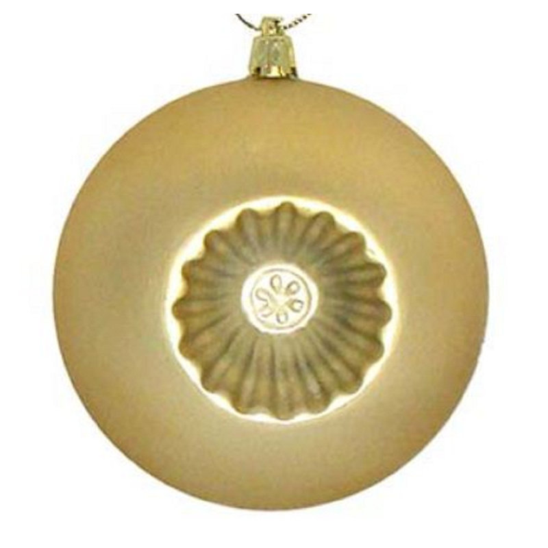 Boule de Noël mat incassable, Or