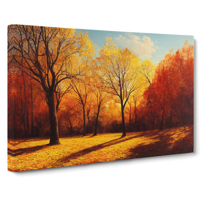 Sensational Autumn Forest - Wrapped Canvas