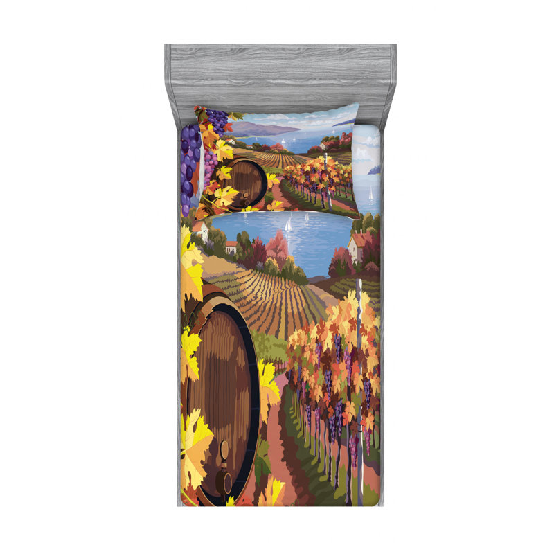 Microfiber Sheet Set, Twin XL Sheet Set with Fitted Sheet