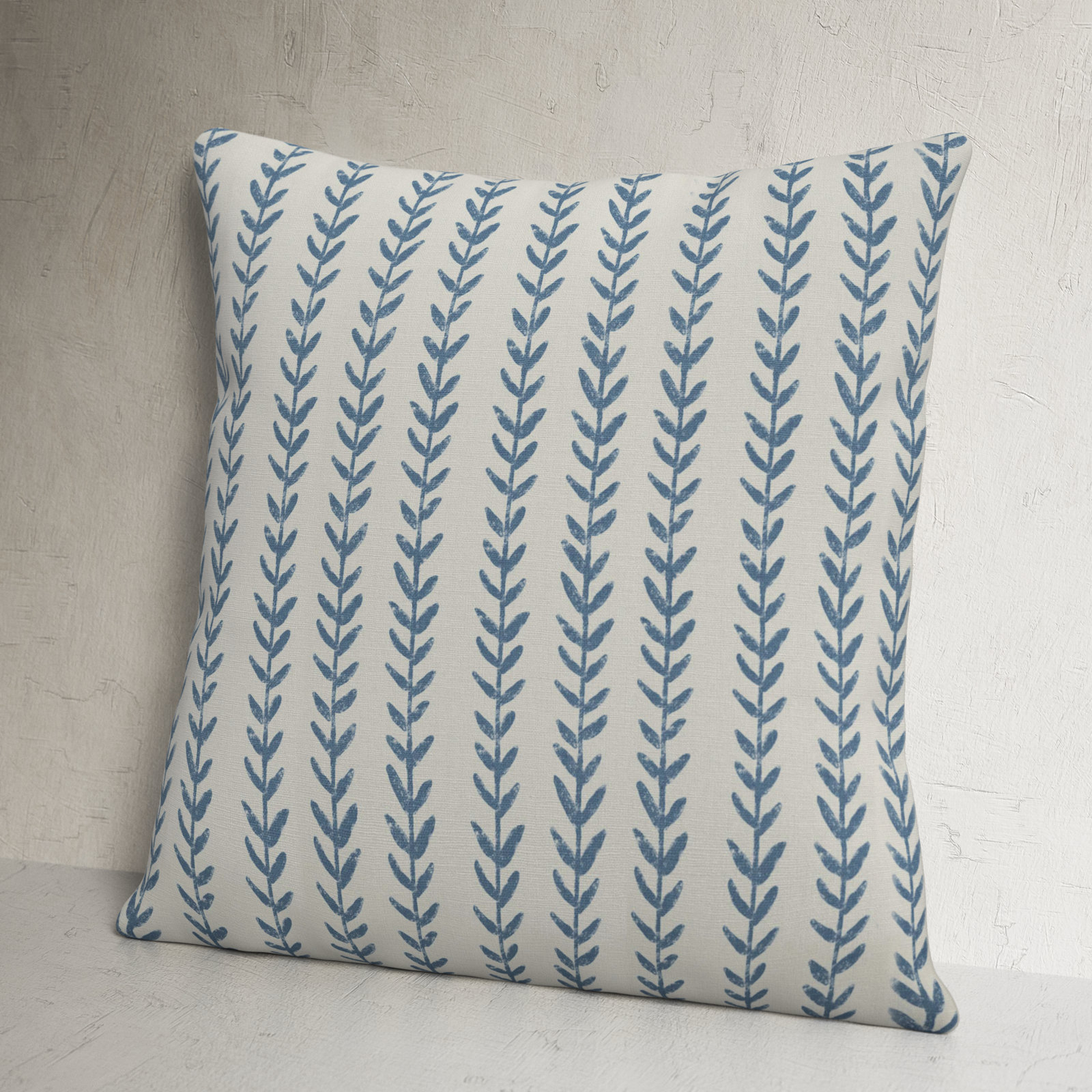 Zoey 22" x 22" Linen Pillow Cover, 20" x 20", Polyester