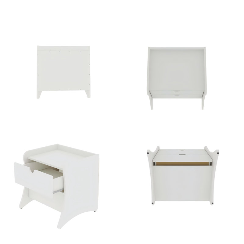 Table de chevet 2 tiroirs Coney