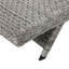 Chaise longue en osier Crete