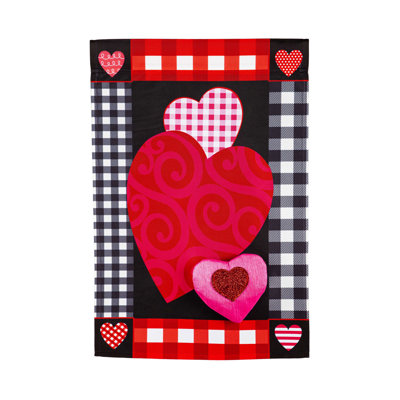 Drapeau de jardin à 2 côtés en polyester 18 x 12,5