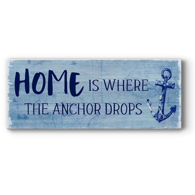" Where The Anchor Drops ", 24" H x 60" W x 1.5" D