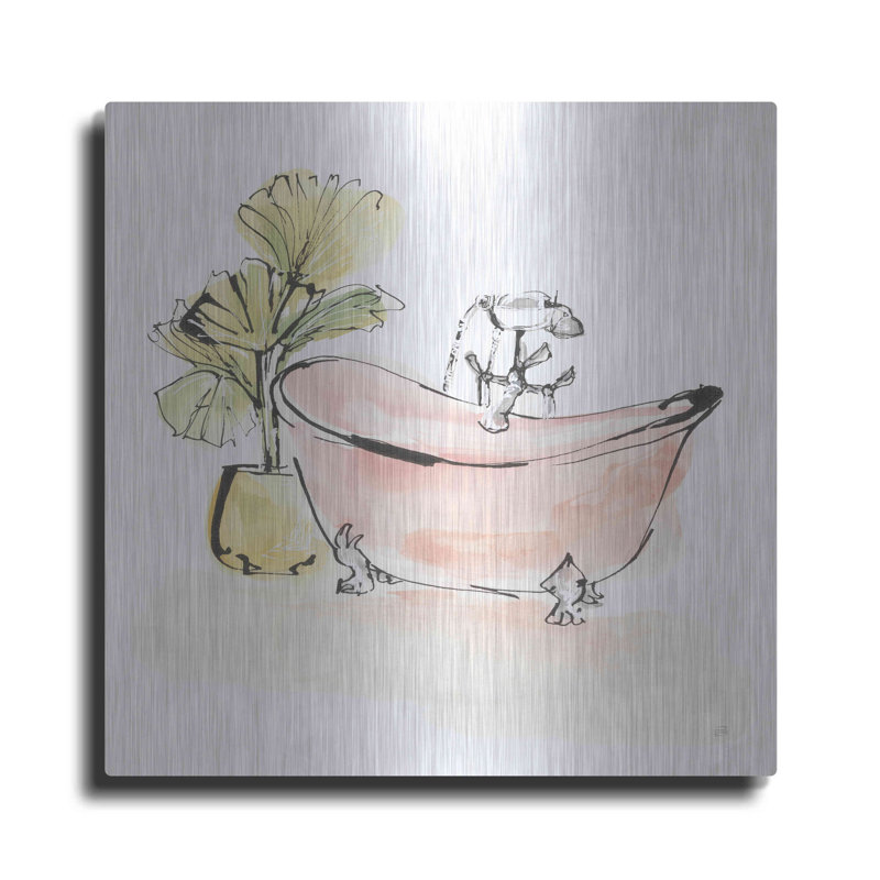 August Tub® «Tub VI» par Chris Paschke, art mural en métal, H 24 po x l 24 po