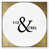 Toile avec cadre blanc