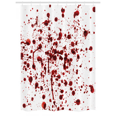Abstract Shower Curtain with Hooks Included