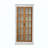 Freestanding Glass Door Pantry, Farmhouse Style Display Cabinets, Curio Cabinet With Lattice Window For Hallways, Livingroom Kitchen & Office-45463724