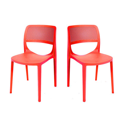 Chaise d'appoint empilable pour patio