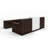 2 Person Rectangle Synthetic Laminate Reception Desk-50020125