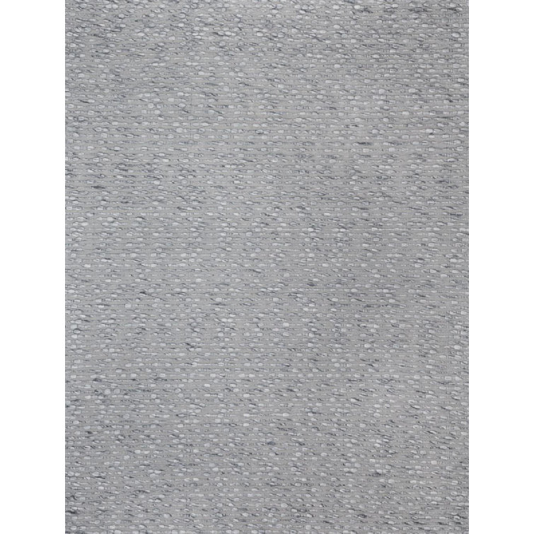 Shanti Wool Abstract Area Rug in Grey