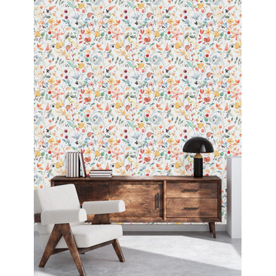 Peel & Stick Floral Tile