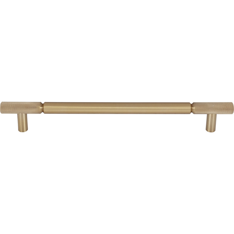 Prestwick Bar Appliance Pull, Honey Bronze, 12" Center To Center
