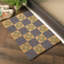 Petal Checkerboard Coir Doormat-1025304931-1009020495