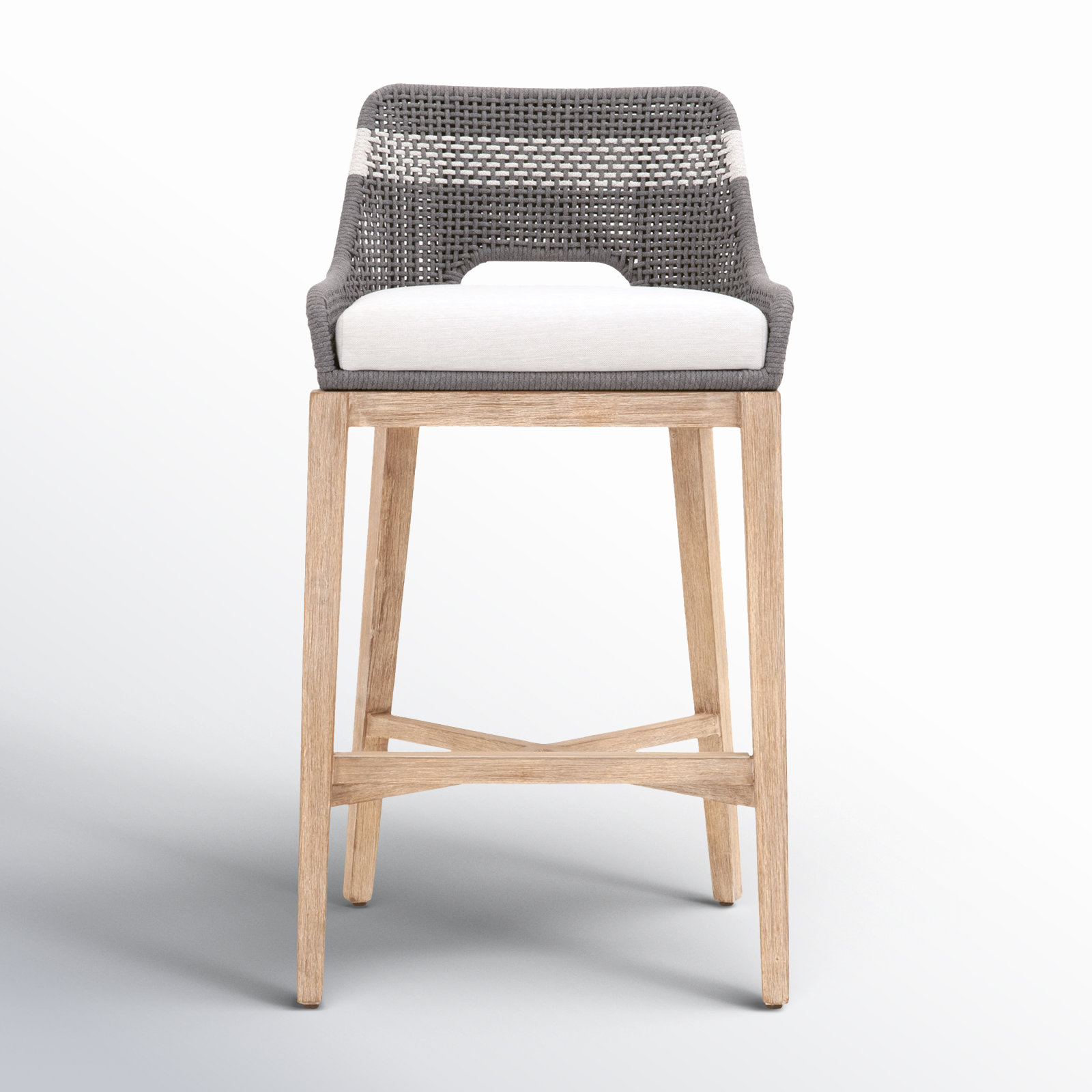 Bowker Bar and Counter Stool, Bar Stool (31” Seat Height), Dove Gray / White Speckle
