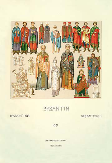 Byzantin, reproduction d’art