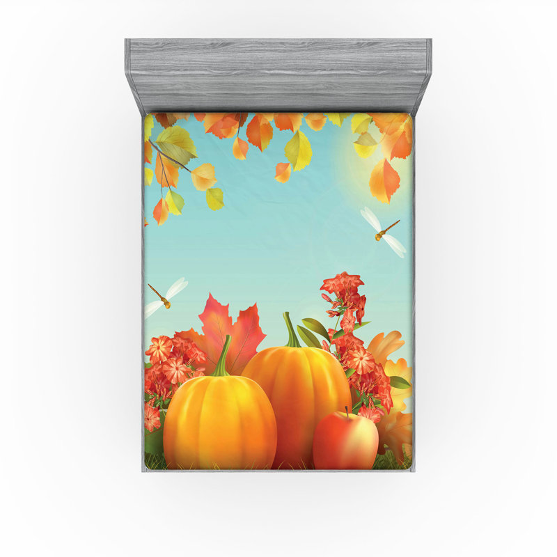 Ensemble de 2 drap-housse Ambesonne Harvest, King Fitted Sheet