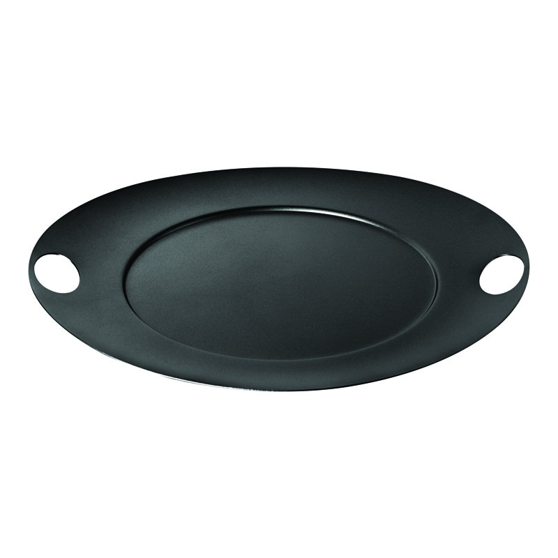 Metal Solid Colour Charger, Grey