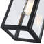Luminaire suspendu d'extérieur réglable 54,4 po H 1 lumière avec fini noir mat, 1 culot E26-1184417556