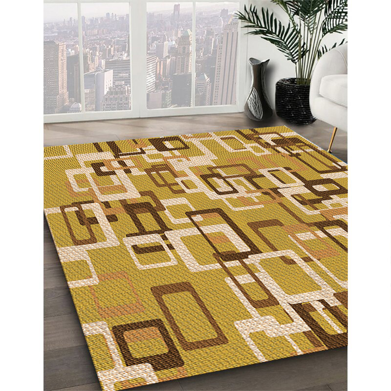 Geometric Indoor Rug, Square 7'