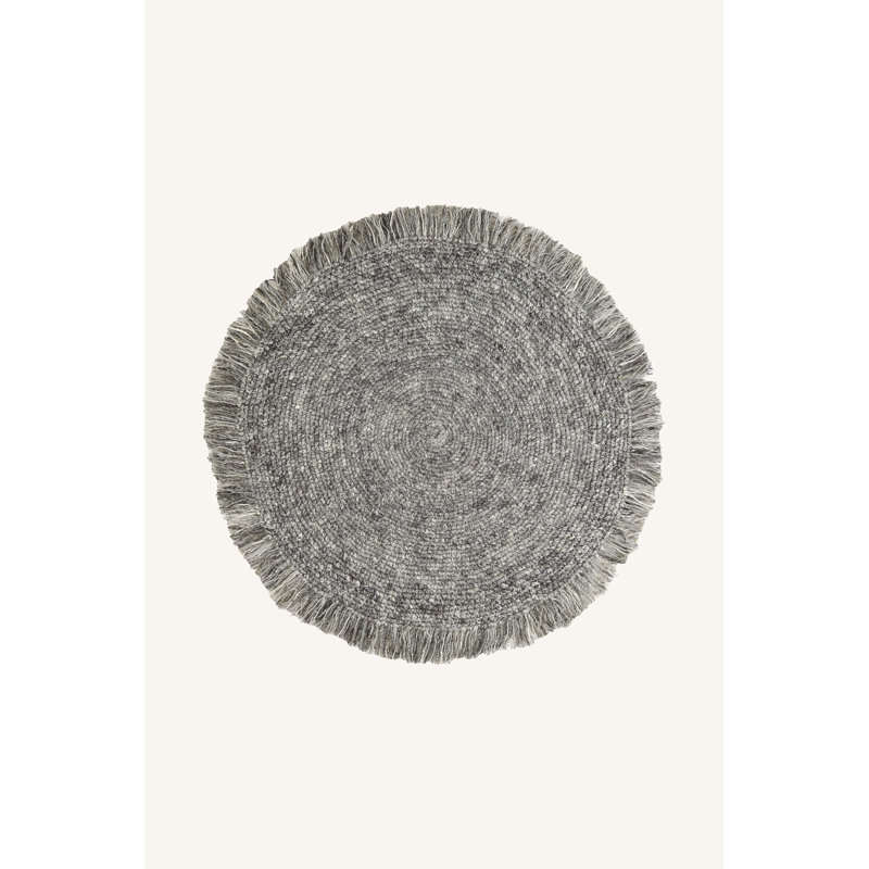 Round Neylandville Handwoven Area Rug, Round 100cm
