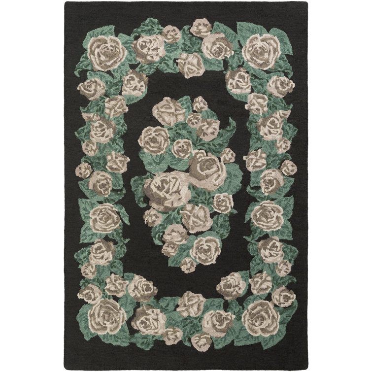 Sandidge Wool Floral Indoor Rug