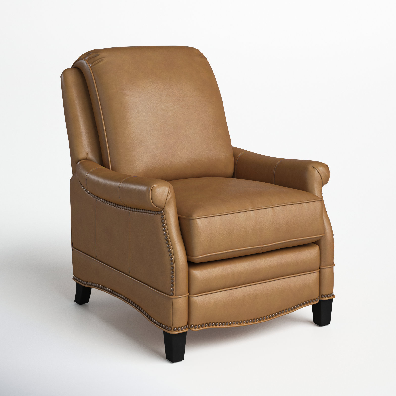 Dunlevy Genuine Leather Recliner, Shoreham Ponytail Genuine Leather