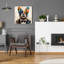 «French Bulldog Collorfull» par Rey Klimt, art mural en verre acrylique-902895832
