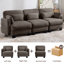 Upholstered 100 " Chenille Reclining Sectional