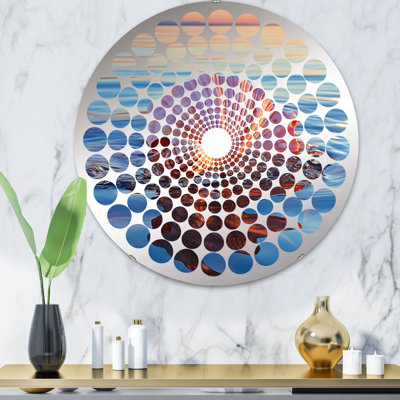 Miroir mural rond