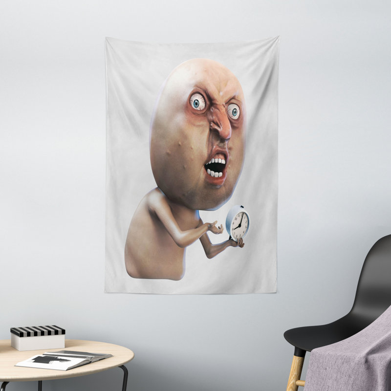 Tapisserie humoristique en polyester, H 60 po x l 40 po