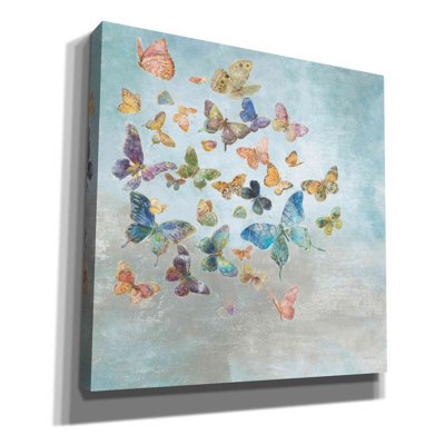 «Beautiful Butterflies V3 Square», impression sur toile tendue
