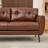 Corvo 61'' Faux Leather Loveseat-1298325713